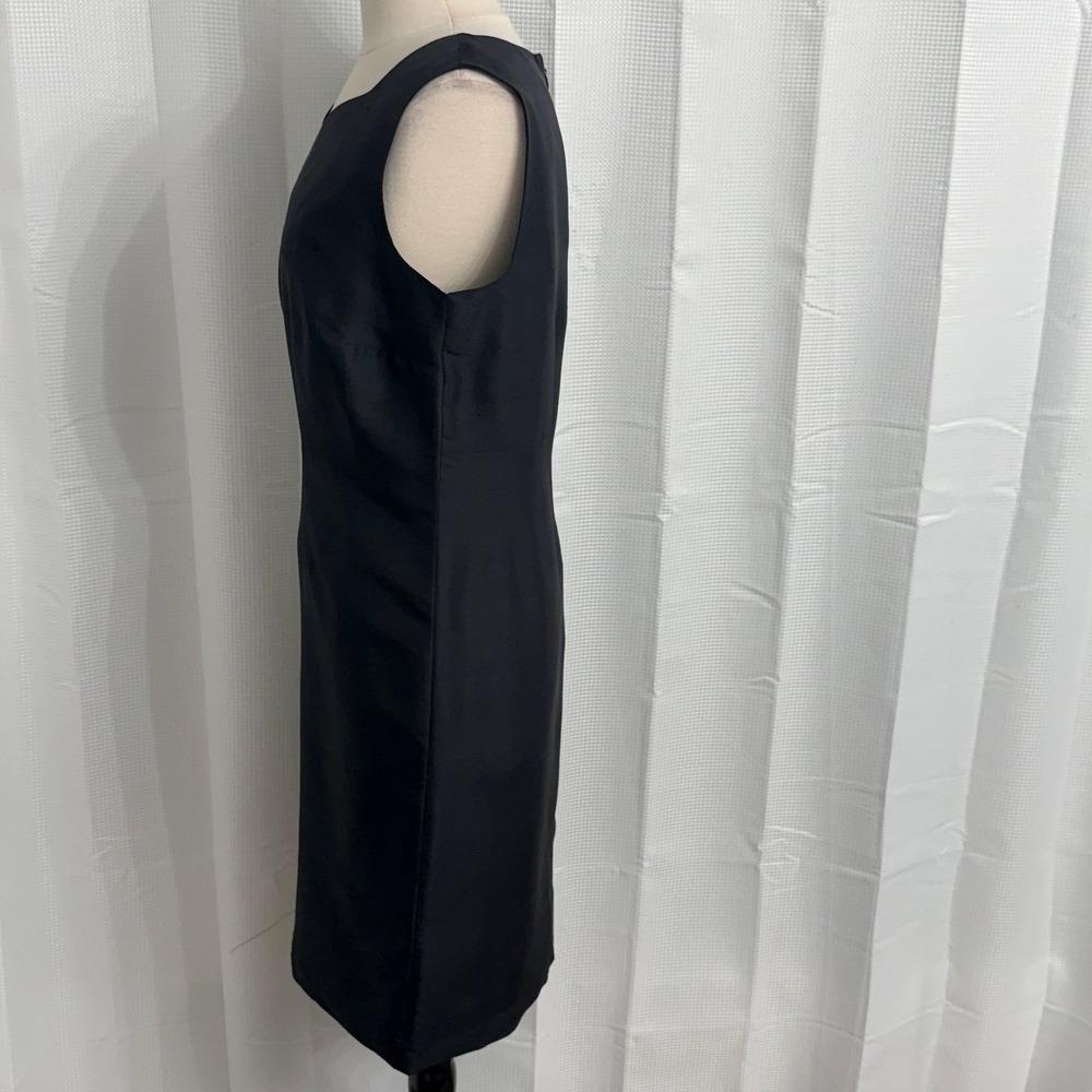 Worthington Women's Sleeveless 100% Silk Fully Lined Sheath Dress - Picture 5 of 10